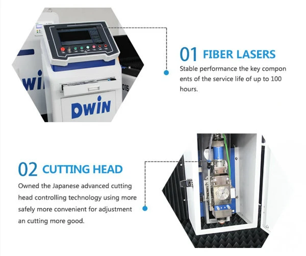 Fiber Cutting Machine with CNC Laser Machine Steel Cutter