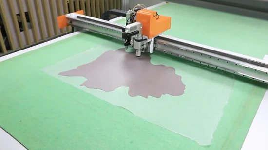 Cuchilla oscilante digital de superficie plana CNC Máquina automática de corte de piel de cuero genuino de piel auténtica para hacer zapatos Bolsas Plotter de corte Buen precio