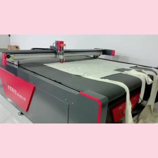 Fabricante Máquina CNC Máquina de corte de tela con cuchilla oscilante automática